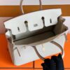 Hermès Birkin Swift Pearl grey Gold Hardware 25cm Full Handmade