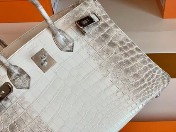 mmexport1692180699873-1024x768-1 Hermès Birkin Matte crocodile ck10 Himalaya Silver Hardware 30cm Full Handmade