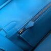 Hermès Birkin Swift OF Florida blue Silver Hardware 30cm Full Handmade