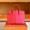 mmexport1692258752175-1024x768-1 Hermès Birkin Epsom Bright Red & Rose Pink Silver Hardware 30cm Full Handmade