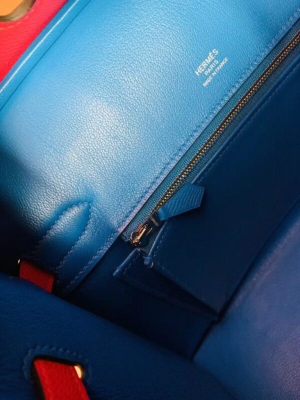 mmexport1692258758713-768x1024-1 Hermès Birkin Epsom Bright Red & Rose Pink Silver Hardware 30cm Full Handmade