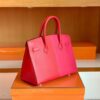 mmexport1692258760763-1024x768-1 Hermès Birkin Epsom Bright Red & Rose Pink Silver Hardware 30cm Full Handmade
