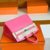Hermès Birkin Swift 1Q Creamy Pink Silver Hardware 25cm Full Handmade