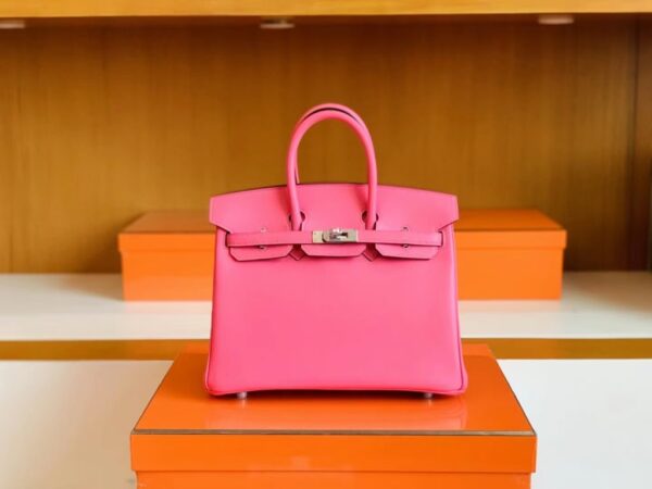 mmexport1692258796175-1024x768-1 Hermès Birkin Swift 1Q Creamy Pink Silver Hardware 25cm Full Handmade