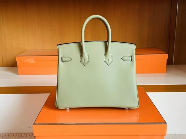 mmexport1692258886095-1024x768-1 Hermès Birkin Swift q1 Sage green Silver Hardware 25cm Full Handmade