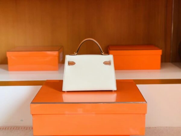 mmexport1692259061841-1024x768-1 Hermès Mini kelly Sellier Epsom Creamy White & Golden Brown Gold Hardware 19cm Full Handmade