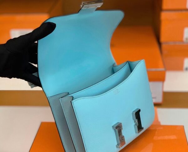 mmexport16925288419591-1024x829-1 Hermès Constance Epsom 6u Light Blue Silver Hardware 23cm Full Handmade