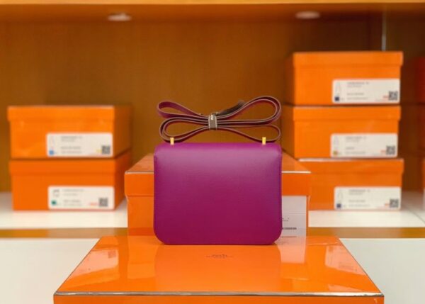 mmexport16925289029421-1024x732-1 Hermès Constance Epsom P9 actiniae purple Gold Hardware 18cm Full Handmade