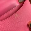 Hermès Constance Epsom 8W lipstick pink Gold Hardware 18cm Full Handmade