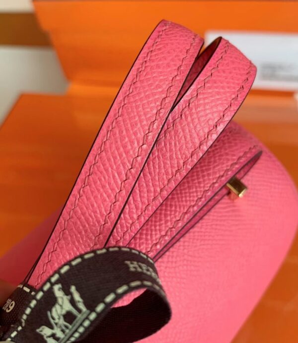 Hermès Constance Epsom 8W lipstick pink Gold Hardware 18cm Full Handmade