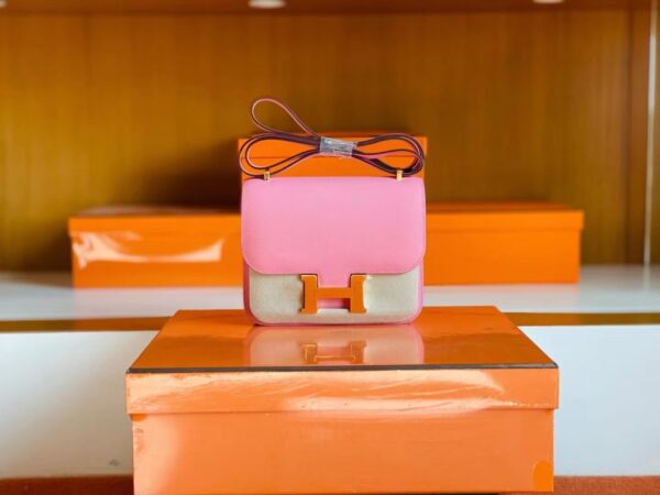 mmexport1693382038037-1024x768-1 Hermès mini Constance Epsom 1Q Creamy Pink Gold Hardware 18cm Full Handmade