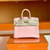 Hermès Brikin swift 3q rose sakura pink Gold Hardware ghw 25cm Full Handmade