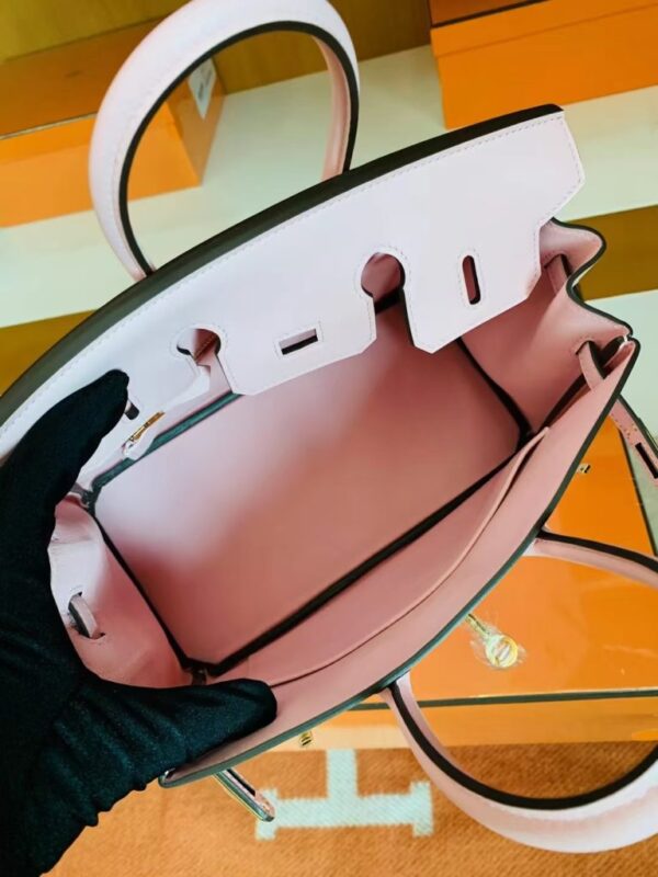 mmexport1693382568809-768x1024-1 Hermès Brikin swift 3q rose sakura pink Gold Hardware ghw 25cm Full Handmade