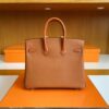 Hermès Birkin Touch togo & crocodile Ck37 Golden Brown Gold Hardware 25cm Full Handmade