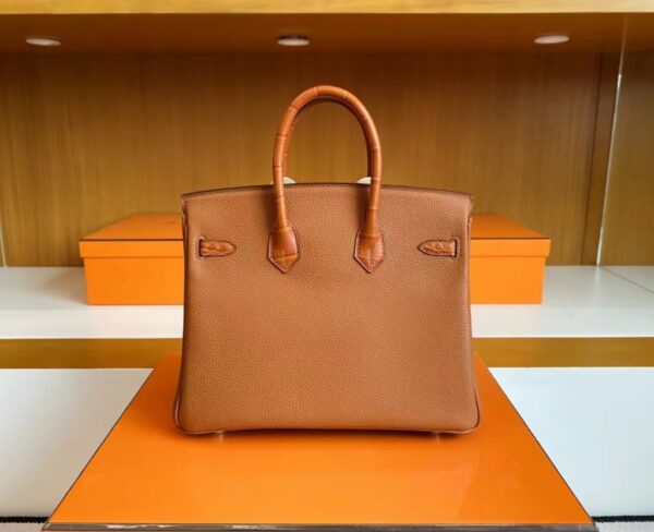 mmexport1696605693809-1024x833-1 Hermès Birkin Touch togo & crocodile Ck37 Golden Brown Gold Hardware 25cm Full Handmade