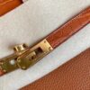 Hermès Birkin Touch togo & crocodile Ck37 Golden Brown Gold Hardware 25cm Full Handmade