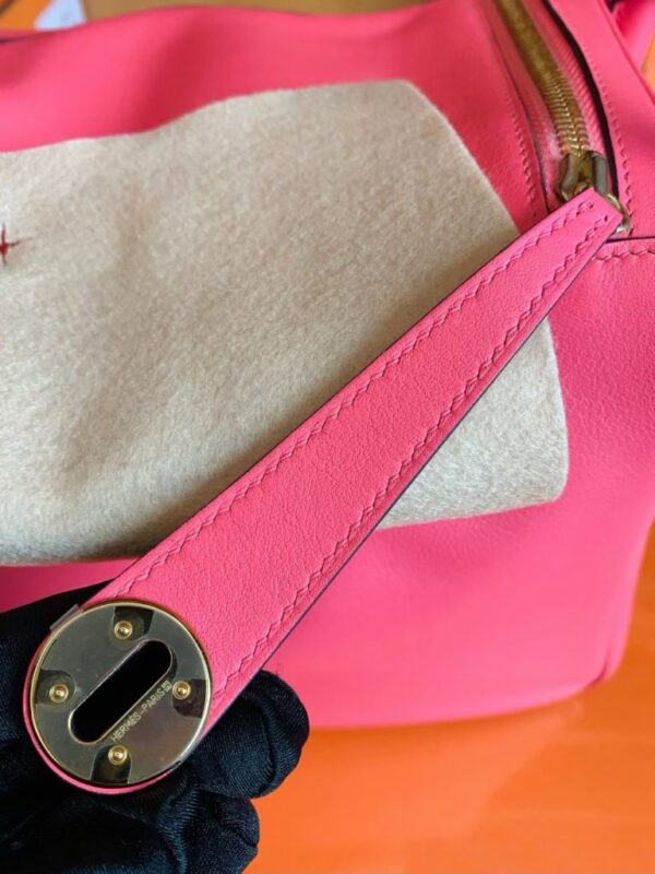 mmexport1696606368772-768x1024-1 Hermès Lindy Swift 8W lipstick pink Gold Hardware 30cm Full Handmade