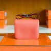 Hermès Constance Epsom Candy Pink Silver Hardware 18cm Full Handmade