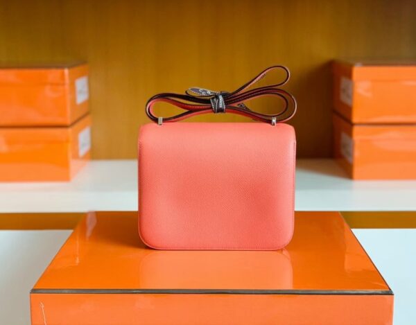 mmexport1696606537458-1024x800-1 Hermès Constance Epsom Candy Pink Silver Hardware 18cm Full Handmade