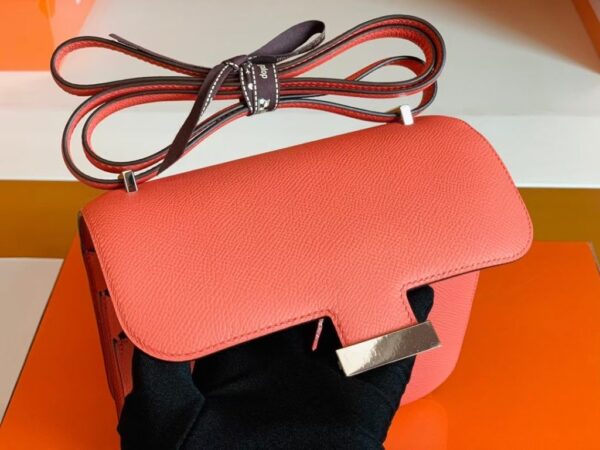 mmexport1696606543368-1024x768-1 Hermès Constance Epsom Candy Pink Silver Hardware 18cm Full Handmade