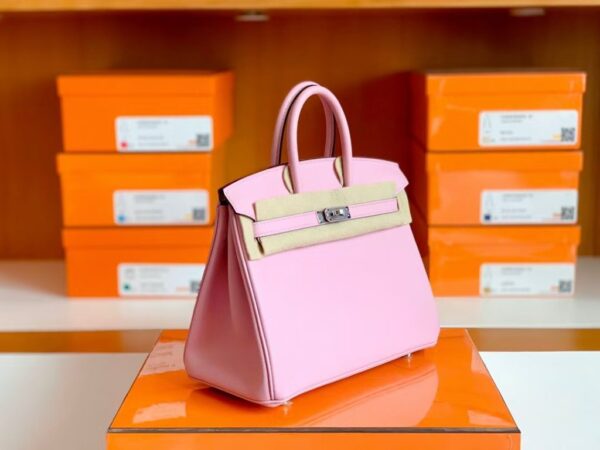 mmexport1697469845703-1024x768-2 Hermès Birkin Epsom Sakura Pink Silver Hardware 25cm Full Handmade
