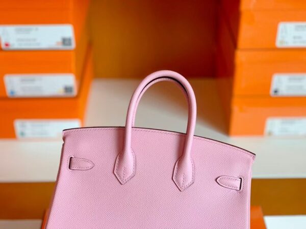 mmexport1697469857045-1024x768-2 Hermès Birkin Epsom Sakura Pink Silver Hardware 25cm Full Handmade