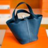 Hermès Picotin TC Gem Blue Gold Hardware 18cm Full Handmade