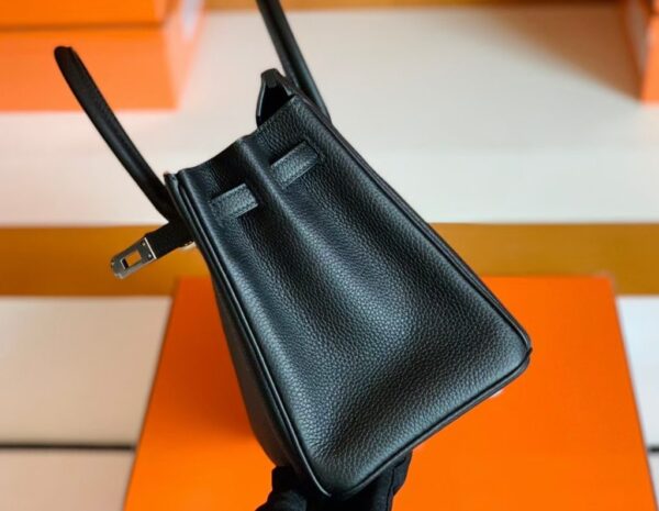mmexport1699008460317-1024x793-1 Hermès Birkin Togo CK89 Black Silver Hardware 25cm Full Handmade