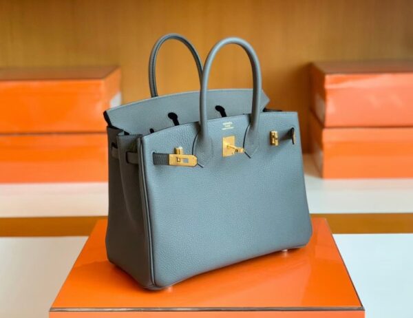 mmexport1699008497144-1-1024x789-1 Hermès Birkin Togo 8F tinware grey Gold Hardware 25cm Full Handmade