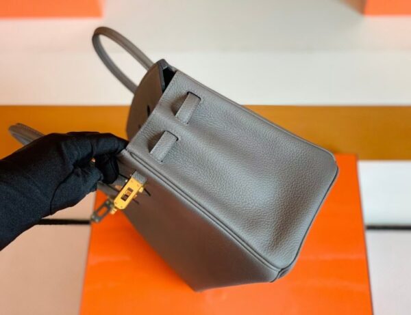 mmexport1699008508289-1024x787-1 Hermès Birkin Togo 8F tinware grey Gold Hardware 25cm Full Handmade
