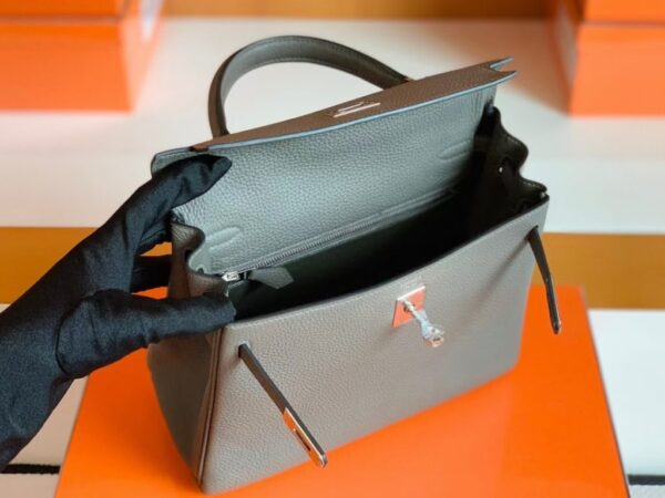 mmexport1699008558880-1-1024x768-1 Hermès Kelly Togo 8F tinware grey Silver Hardware 25cm Full Handmade