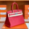 mmexport1699008735873-1024x768-1 Hermès Birkin Togo S3 Bright Red Silver Hardware 30cm Full Handmade