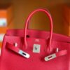 mmexport1699008745196-1024x768-1 Hermès Birkin Togo S3 Bright Red Silver Hardware 30cm Full Handmade