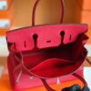 mmexport1699008751356-1024x768-1 Hermès Birkin Togo S3 Bright Red Silver Hardware 30cm Full Handmade