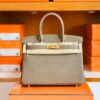 Hermès Birkin Togo CK18 Etoupe Grey Gold Hardware 30cm Full Handmade