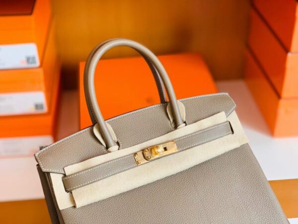 mmexport1699694836159-1024x768-1 Hermès Birkin Togo CK18 Etoupe Grey Gold Hardware 30cm Full Handmade