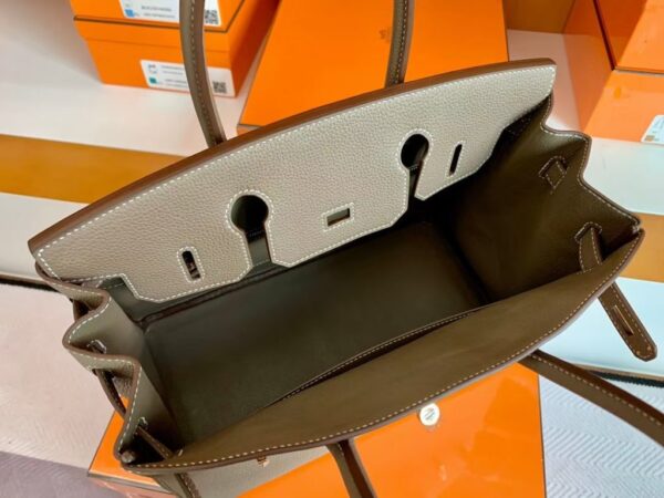 mmexport1699694840410-1024x768-1 Hermès Birkin Togo CK18 Etoupe Grey Gold Hardware 30cm Full Handmade