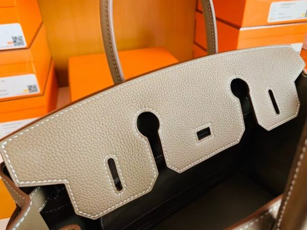 mmexport1699694841862-1024x768-1 Hermès Birkin Togo CK18 Etoupe Grey Gold Hardware 30cm Full Handmade