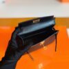Hermès Mini Kelly Epsom CK89 Black Gold Hardware 19cm Full Handmade