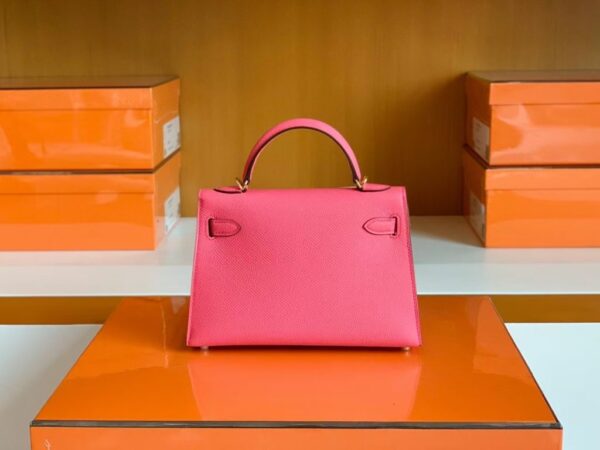 mmexport1699695290003-1024x768-1 Hermès Mini Kelly Epsom 8W lipstick Pink Gold Hardware 19cm Full Handmade