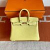 Hermès Birkin Togo Light Yellow Gold Hardware 25cm Full Handmade