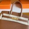 H Factory Bags Birkin Togo Golden Brown Gold Hardware 30cm Full Handmade