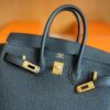 H Factory Bags Birkin Togo Black Gold Hardware 25cm Full Handmade
