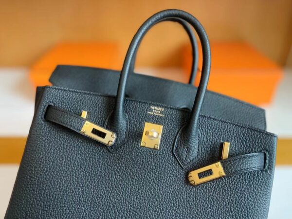 mmexport1713838597090-1024x768-1 H Factory Bags Birkin Togo Black Gold Hardware 25cm Full Handmade