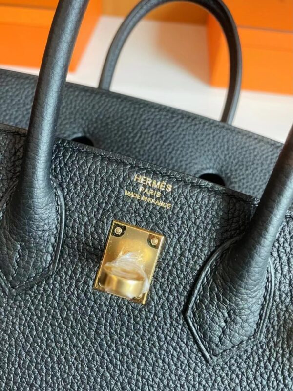 mmexport1713838599444-768x1024-1 H Factory Bags Birkin Togo Black Gold Hardware 25cm Full Handmade