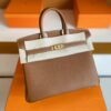 H Factory Bags Birkin Togo Golden Brown Gold Hardware 25cm Full Handmade