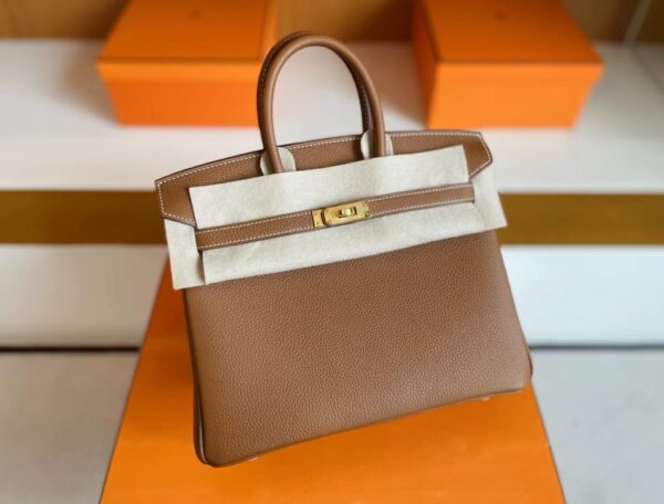 mmexport1713838626025-1024x779-1 H Factory Bags Birkin Togo Golden Brown Gold Hardware 25cm Full Handmade