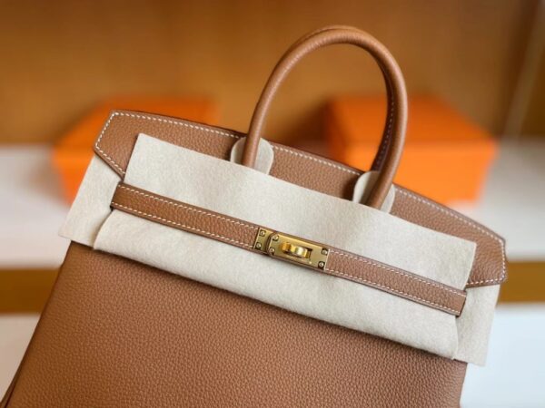 mmexport1713838627726-1024x768-1 H Factory Bags Birkin Togo Golden Brown Gold Hardware 25cm Full Handmade