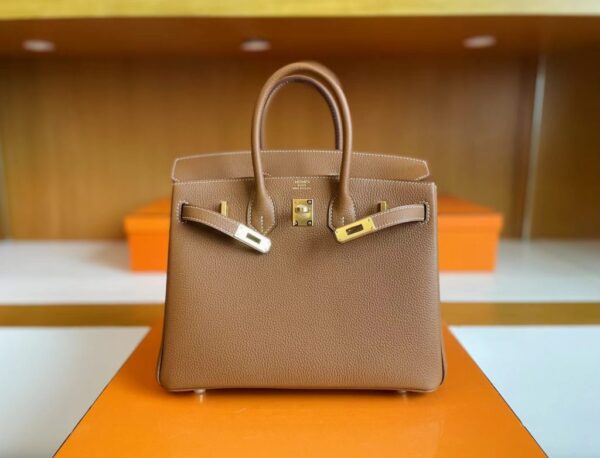 mmexport1713838629709-1024x781-1 H Factory Bags Birkin Togo Golden Brown Gold Hardware 25cm Full Handmade