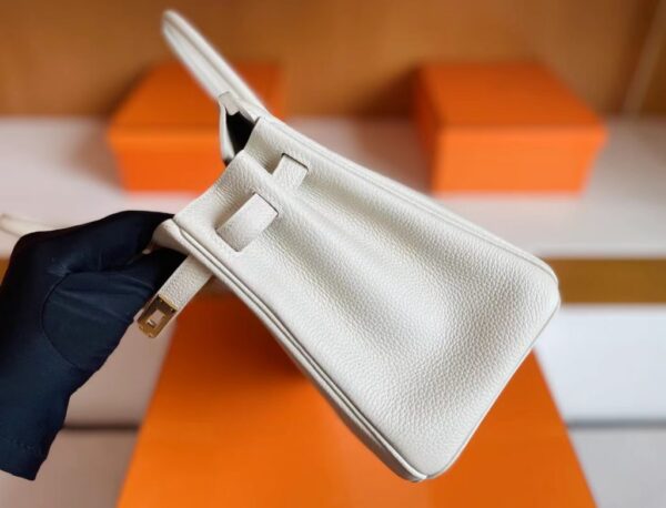 mmexport1713838684621-1024x782-1 H Factory Bags Birkin Togo Creamy White Gold Hardware 25cm Full Handmade